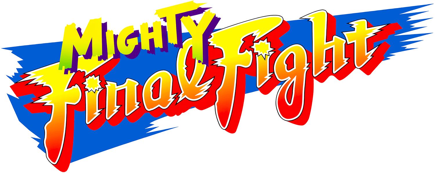 Mighty Final Fight logo for NES